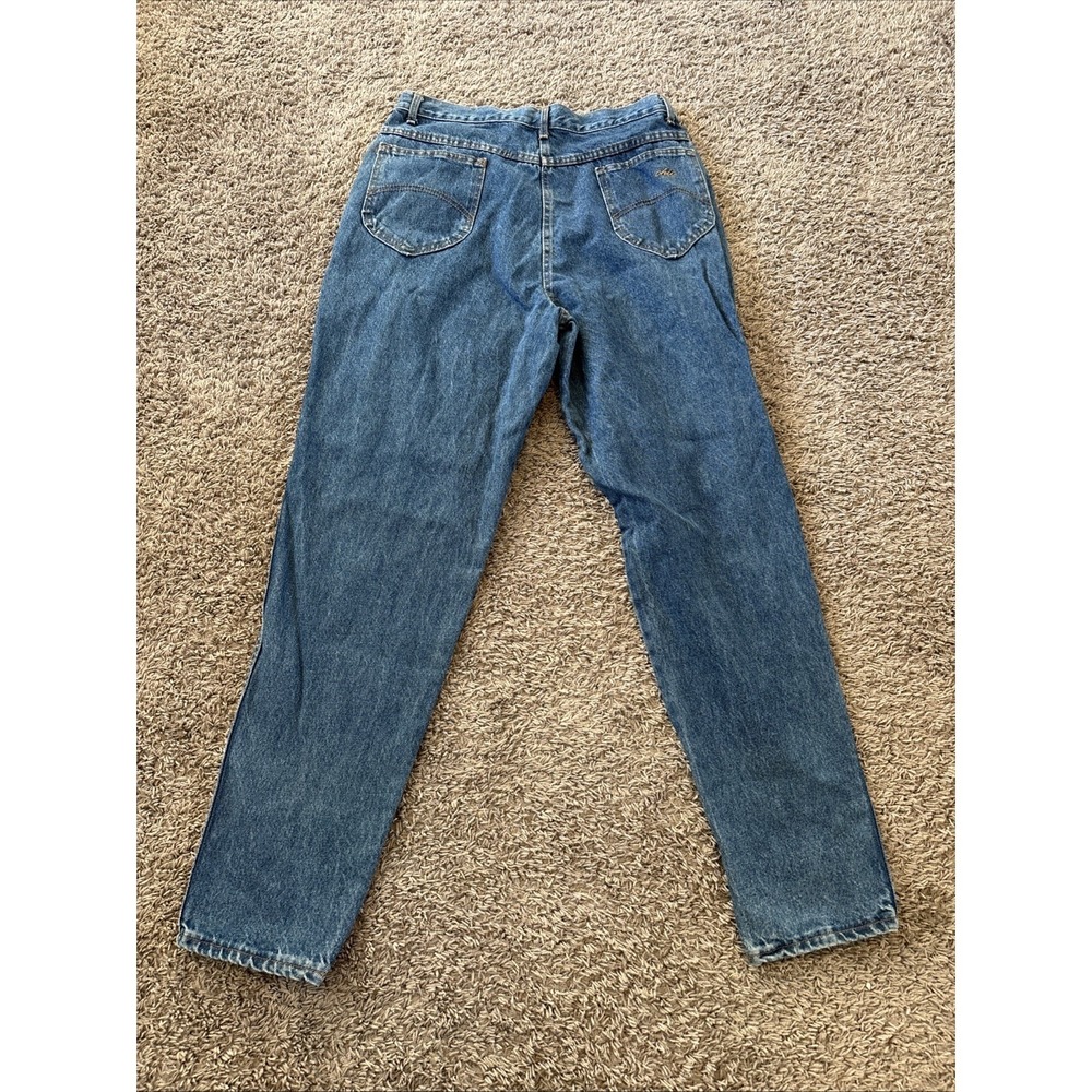 Vintage 80s 90s Made In USA Chic Denim Blue Mom High Rise Jeans 30x31 - Picture 6 of 6